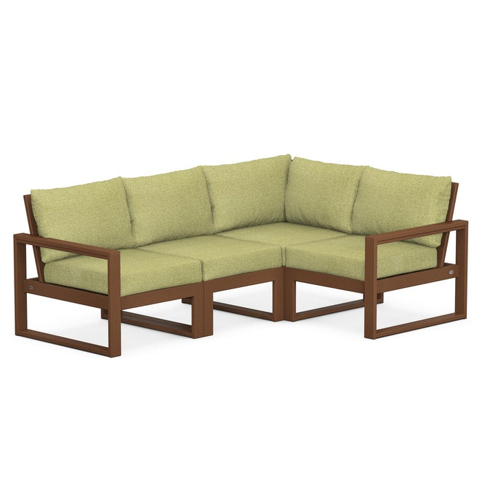 POLYWOOD EDGE 4-Piece Modular Deep Seating Set