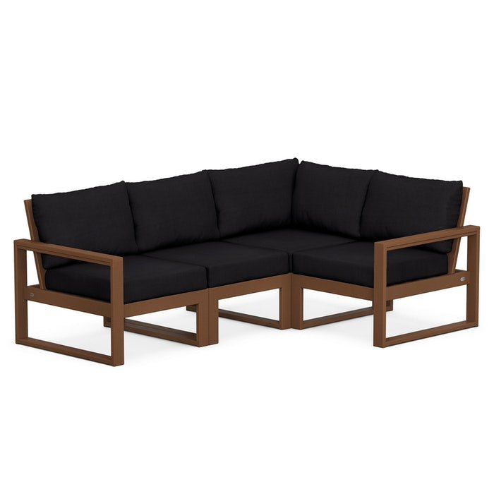 POLYWOOD EDGE 4-Piece Modular Deep Seating Set