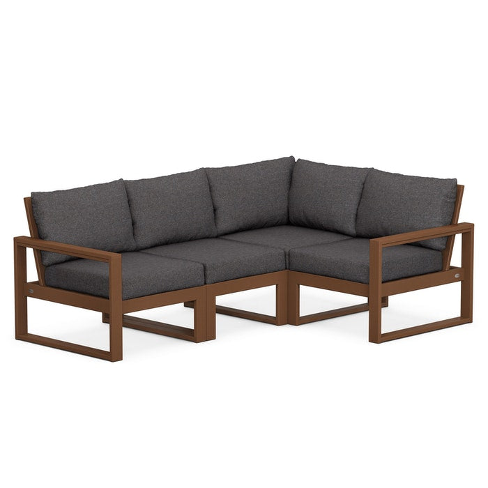 POLYWOOD EDGE 4-Piece Modular Deep Seating Set