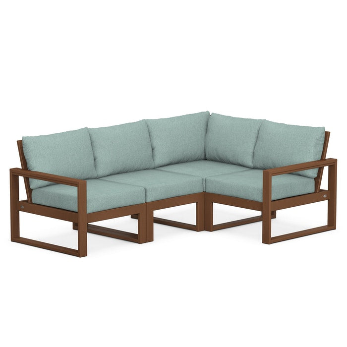 POLYWOOD EDGE 4-Piece Modular Deep Seating Set