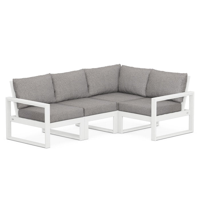 POLYWOOD EDGE 4-Piece Modular Deep Seating Set