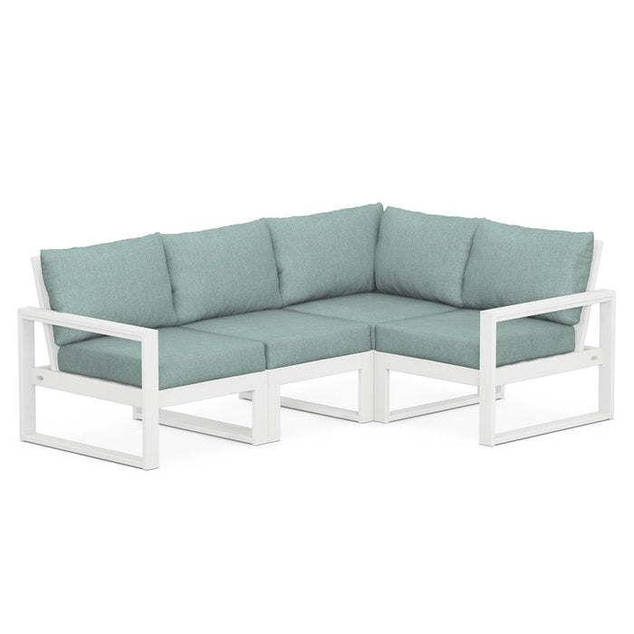 POLYWOOD EDGE 4-Piece Modular Deep Seating Set