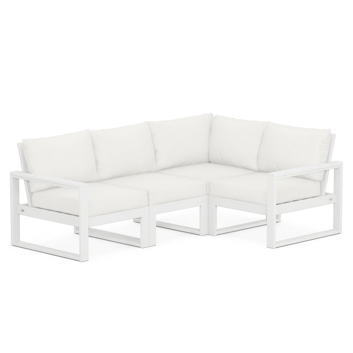 POLYWOOD EDGE 4-Piece Modular Deep Seating Set