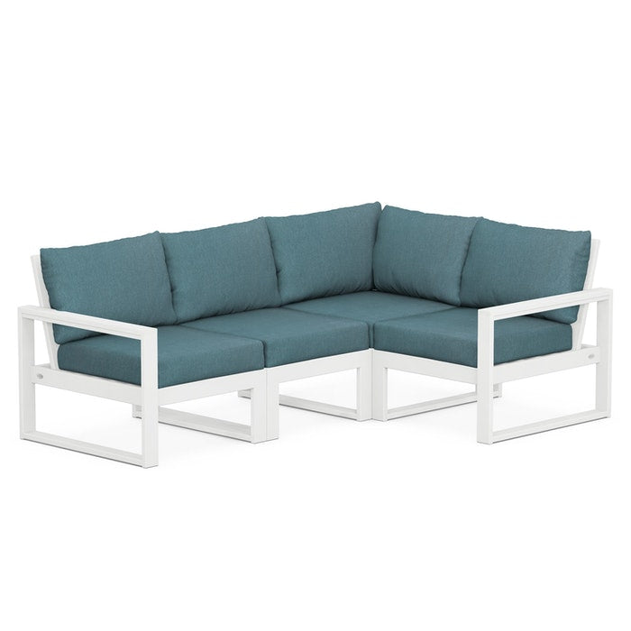 POLYWOOD EDGE 4-Piece Modular Deep Seating Set