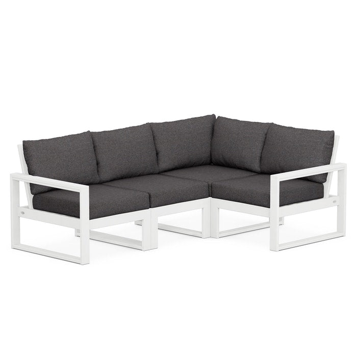 POLYWOOD EDGE 4-Piece Modular Deep Seating Set