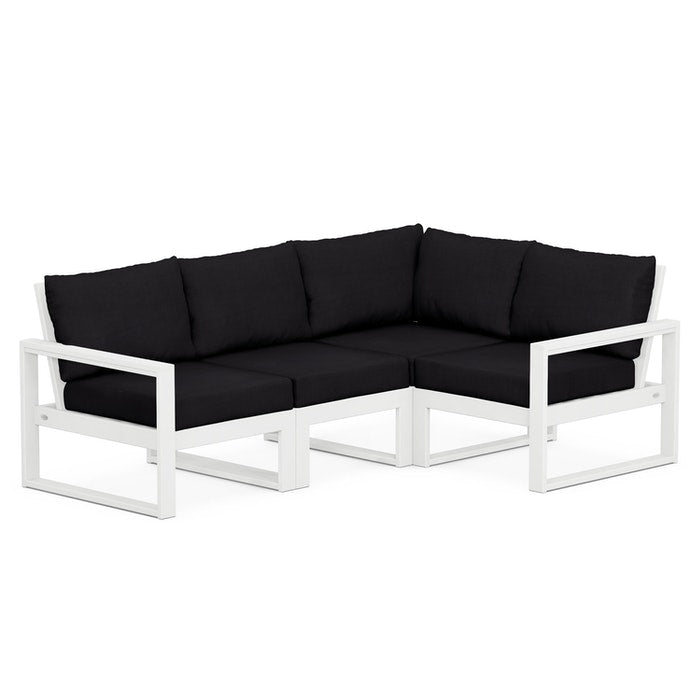 POLYWOOD EDGE 4-Piece Modular Deep Seating Set