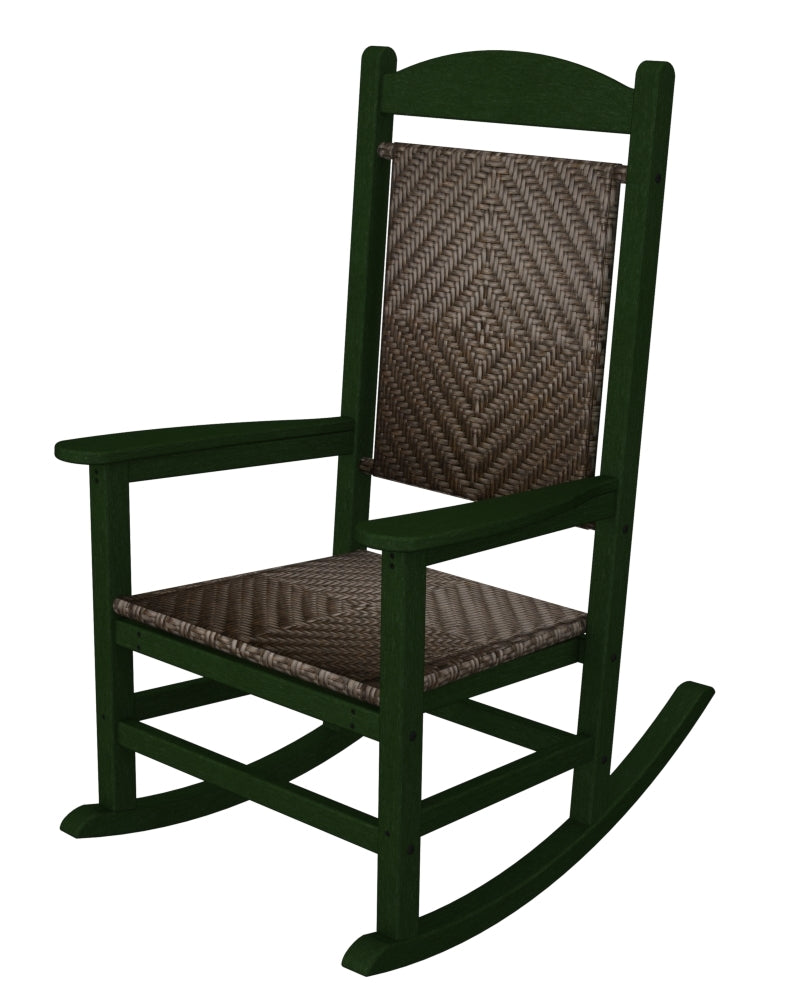 POLYWOOD Presidential Woven Rocker