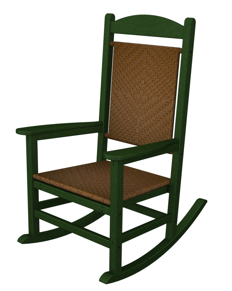 POLYWOOD Presidential Woven Rocker