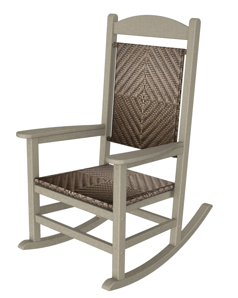 POLYWOOD Presidential Woven Rocker