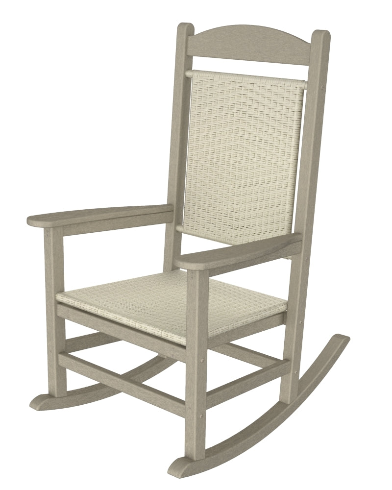 POLYWOOD Presidential Woven Rocker