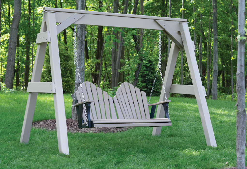 Berlin Gardens Vinyl Swing A-Frame - Amish Yard
