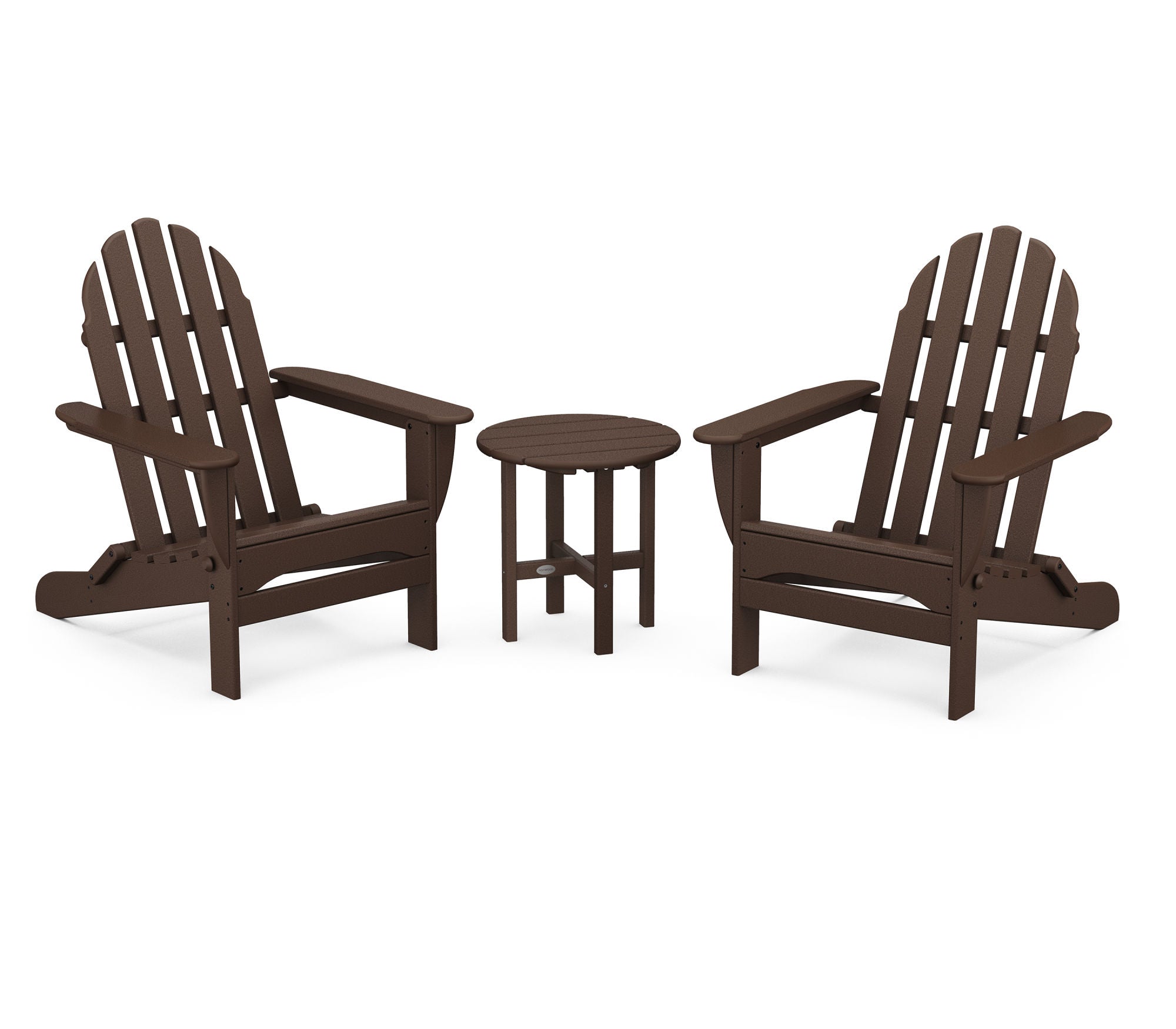 POLYWOOD Classic Folding Adirondack 3-Piece Set
