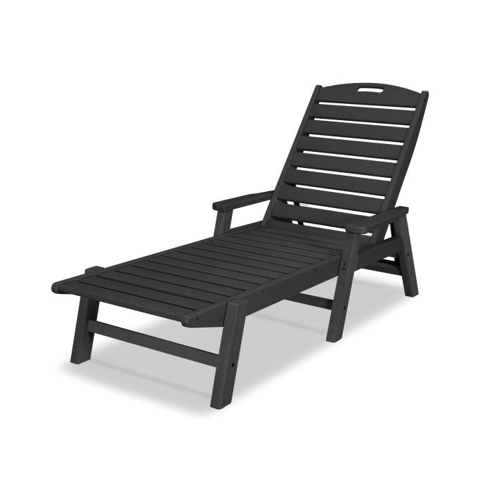 POLYWOOD Nautical Chaise w/ Arms