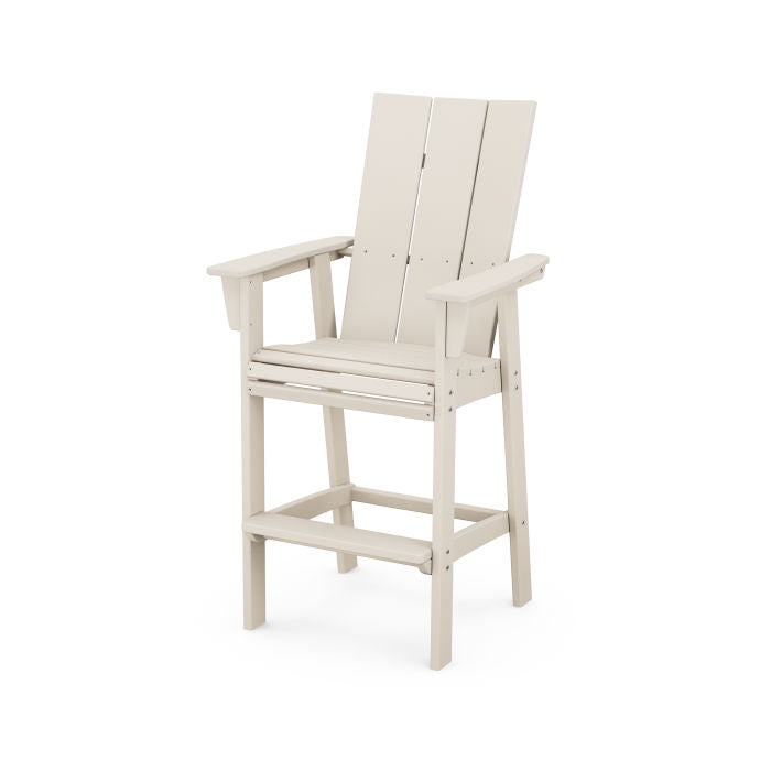 POLYWOOD Modern Curveback Adirondack Bar Chair