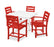 POLYWOOD La Casa Café 5-Piece Farmhouse Trestle Arm Chair Dining Set