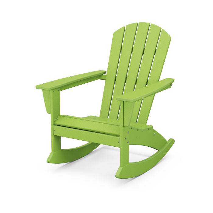 POLYWOOD Nautical Adirondack Rocking Chair