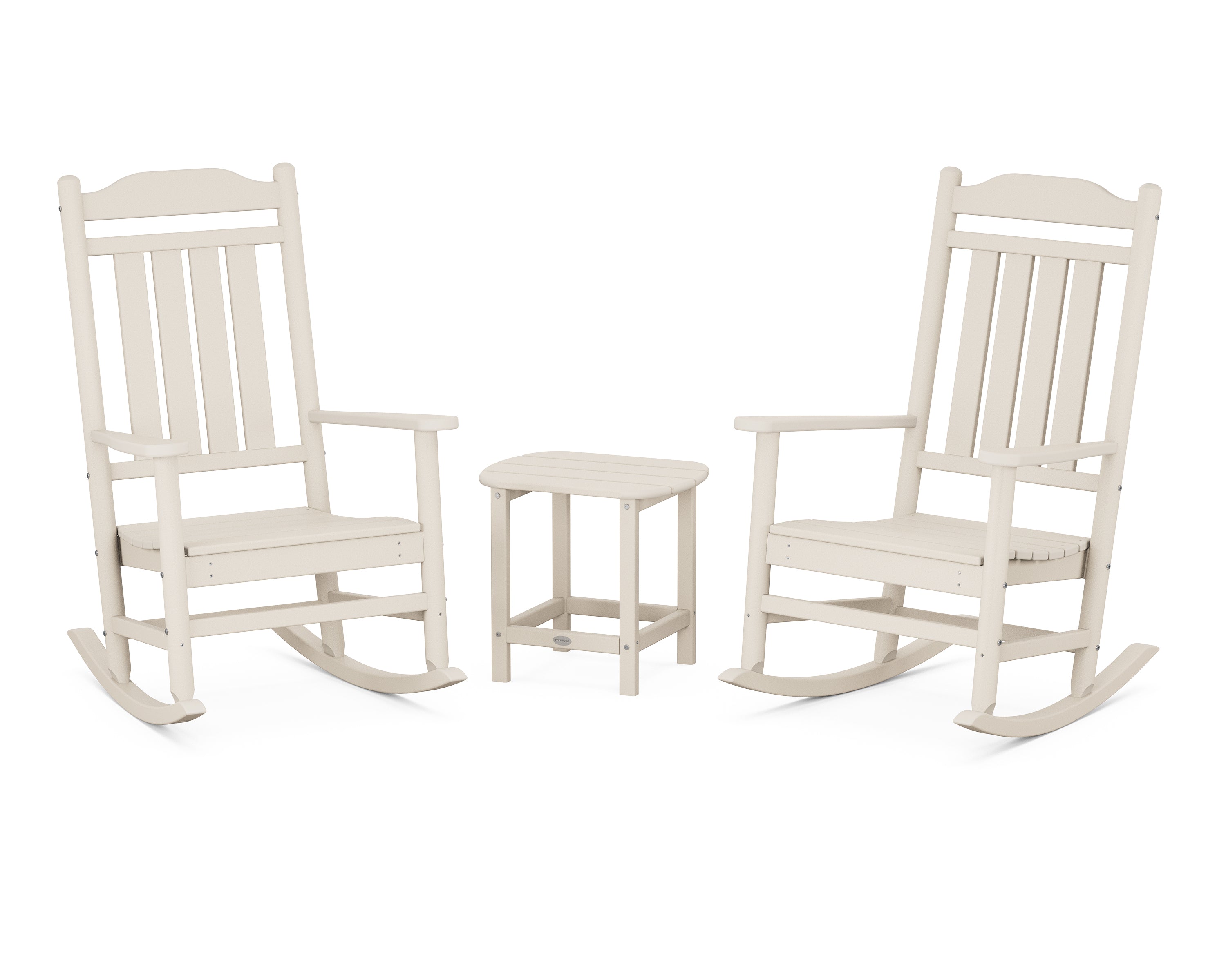 POLYWOOD Country Living Cottage Legacy Rocking Chair 3-Piece Set