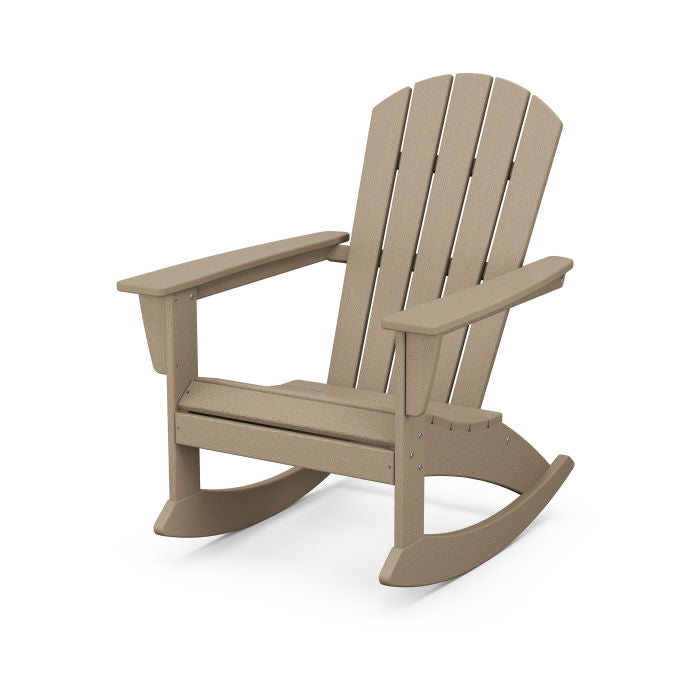 POLYWOOD Nautical Adirondack Rocking Chair