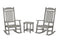 POLYWOOD Country Living Rocking Chair 3-Piece Set