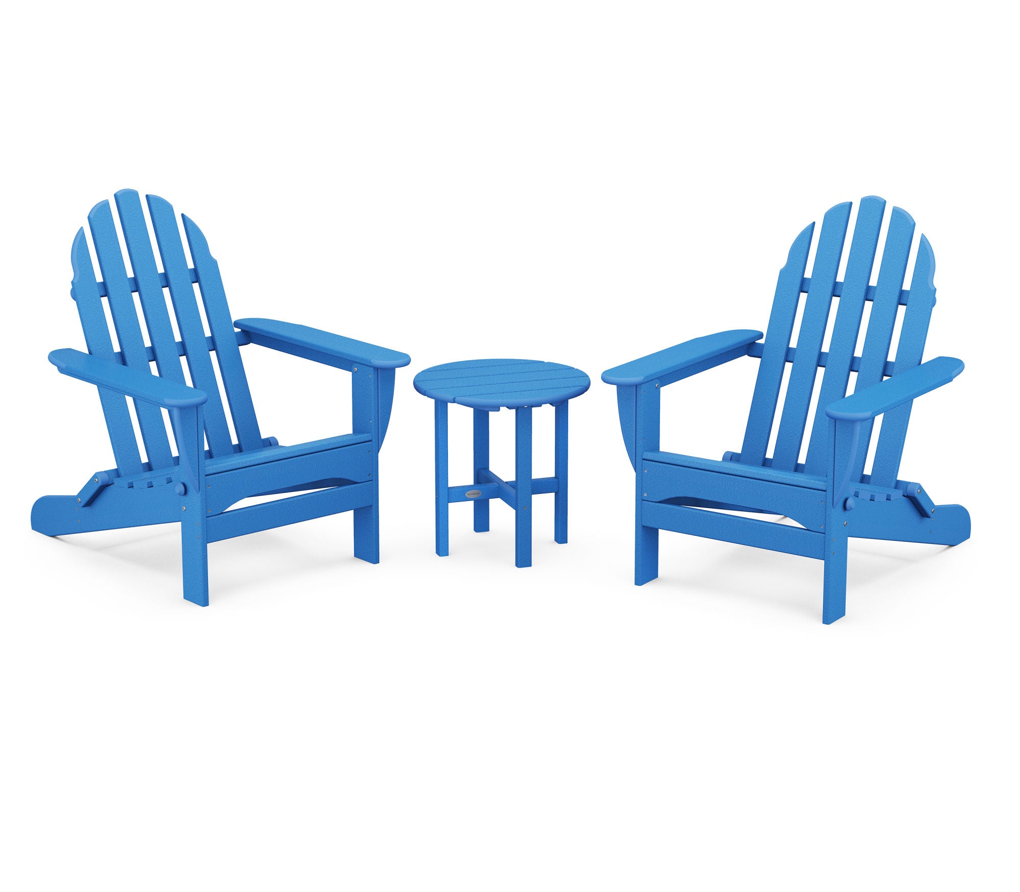 POLYWOOD Classic Folding Adirondack 3-Piece Set
