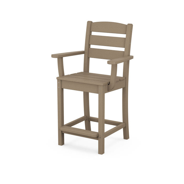 POLYWOOD Lakeside Counter Arm Chair