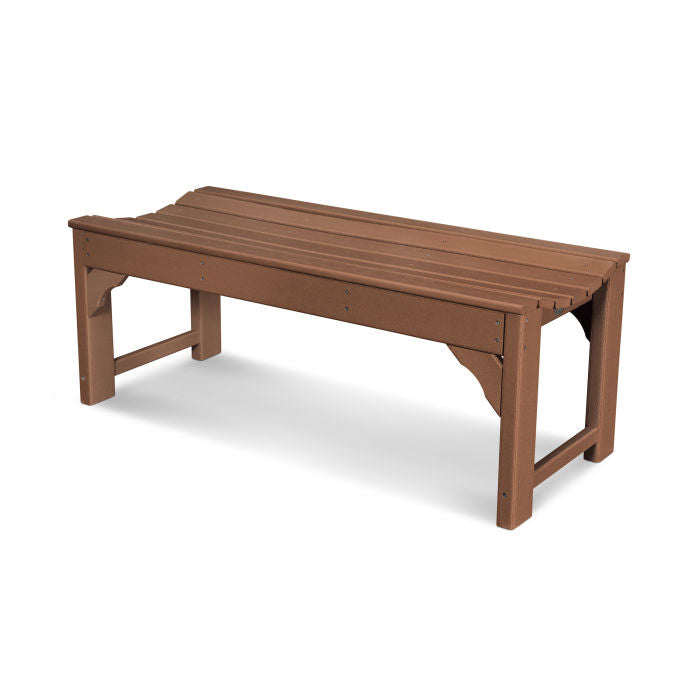 Polywood Traditional Garden 48" Backless Bench