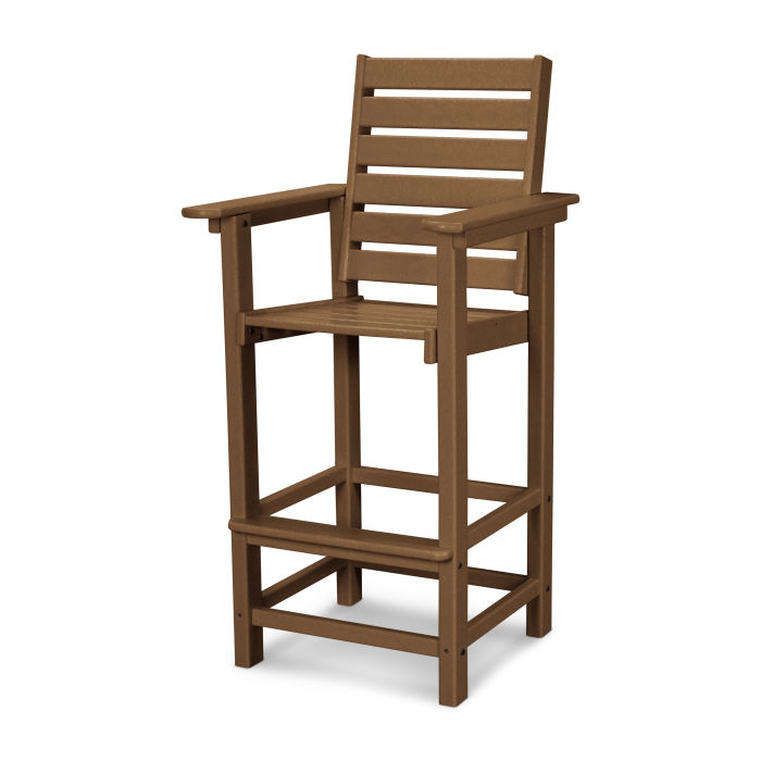 POLYWOOD Captain Bar Chair Amish Yard - Main Image