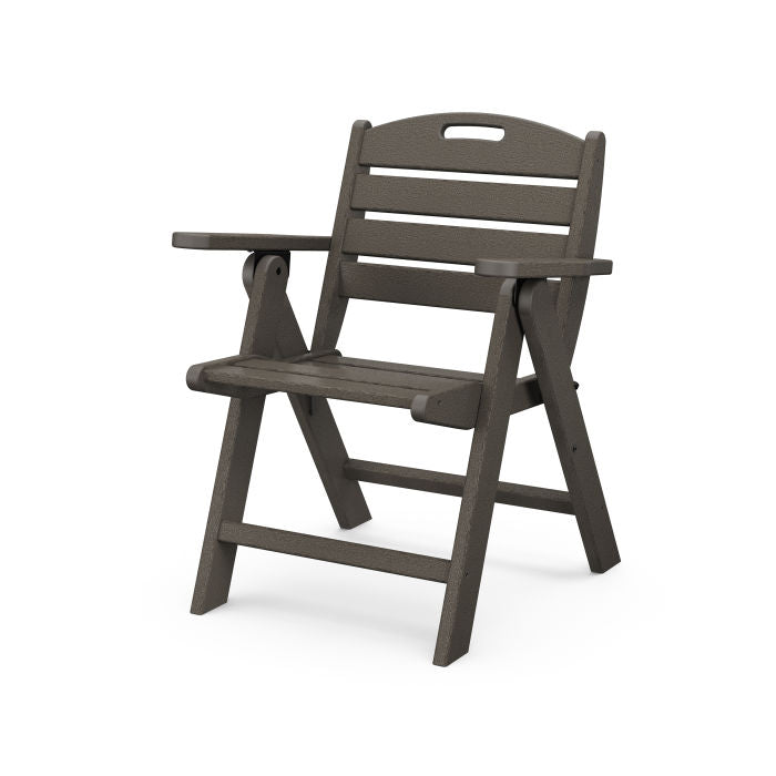 POLYWOOD Nautical Folding Lowback Chair