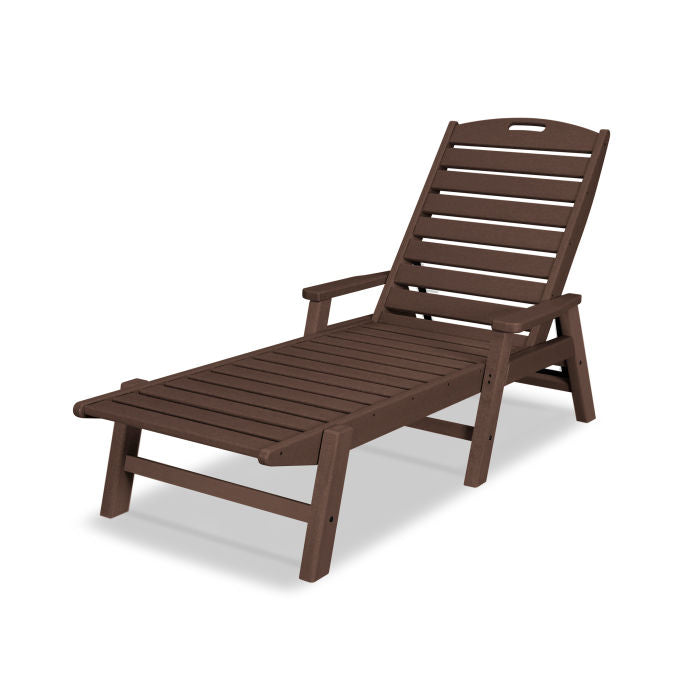 POLYWOOD Nautical Chaise w/ Arms