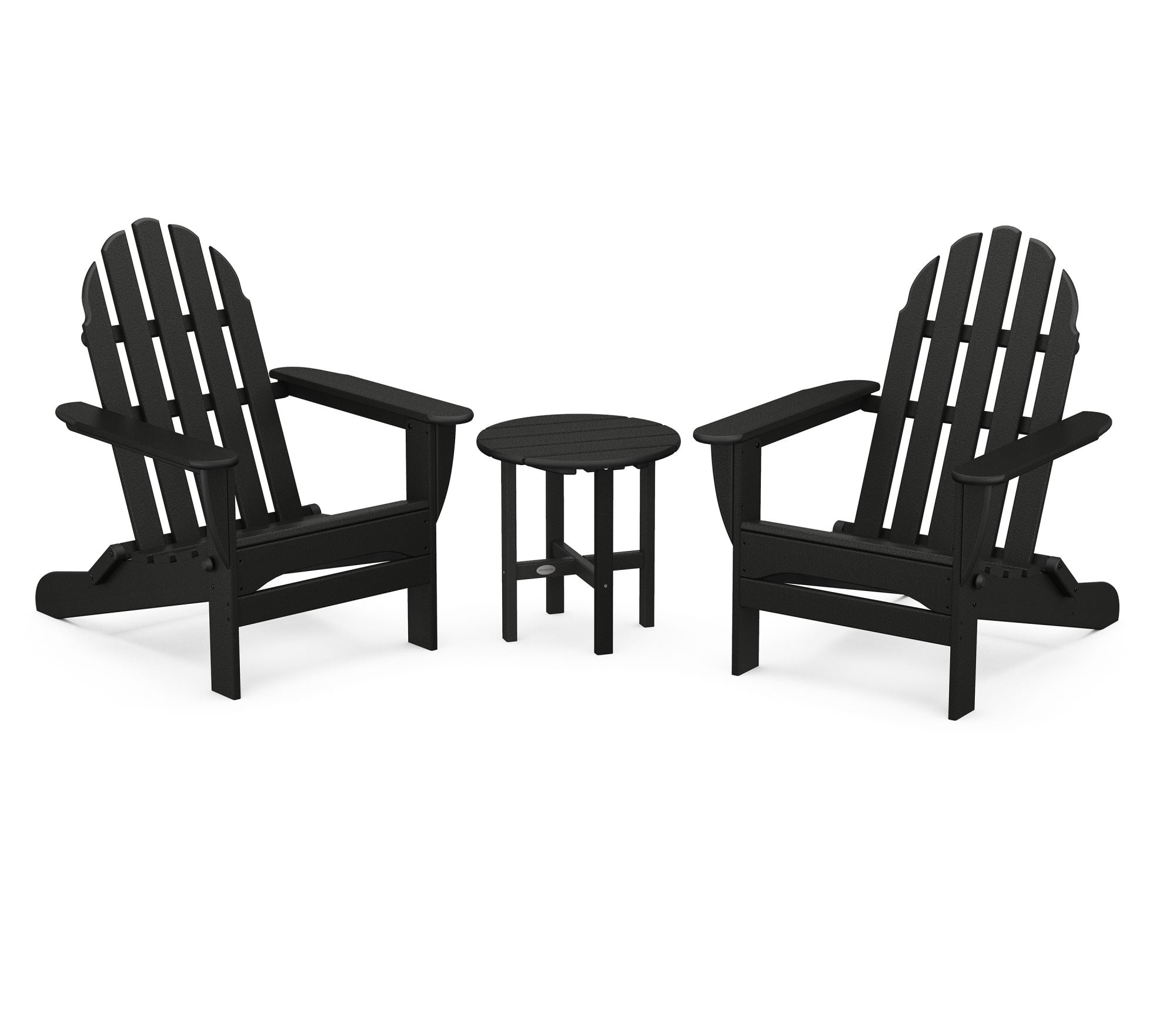 POLYWOOD Classic Folding Adirondack 3-Piece Set