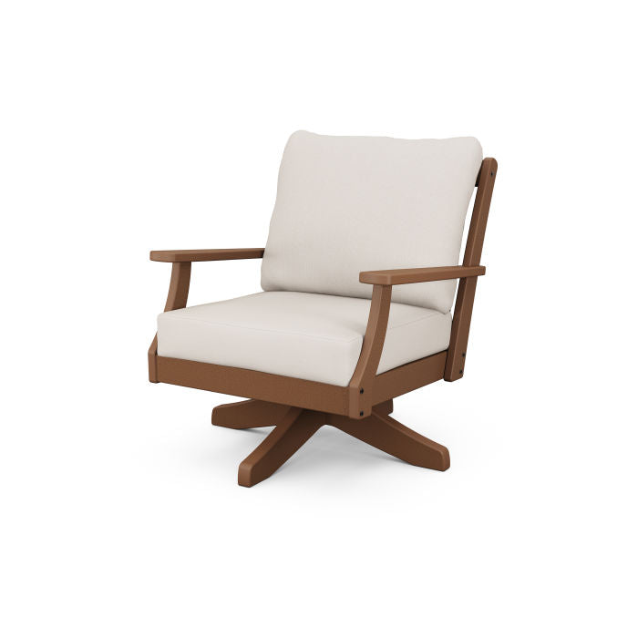 POLYWOOD Braxton Deep Seating Swivel Chair