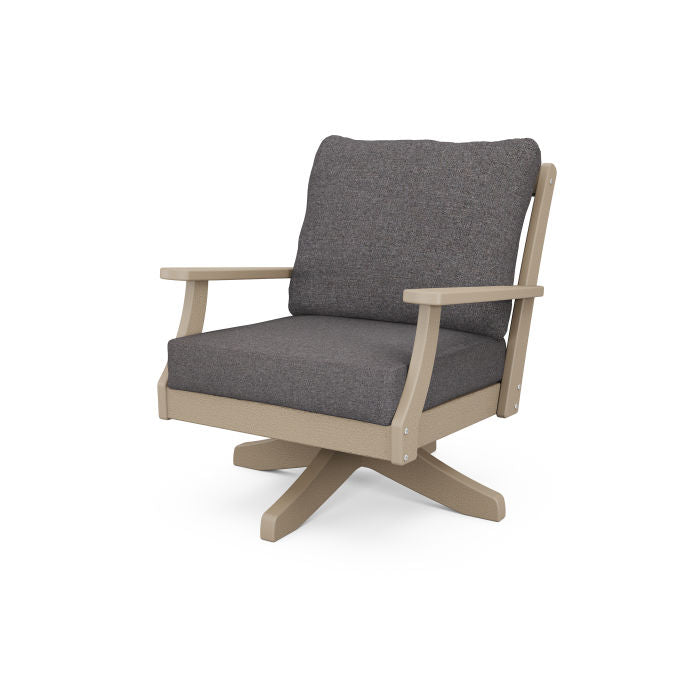 POLYWOOD Braxton Deep Seating Swivel Chair