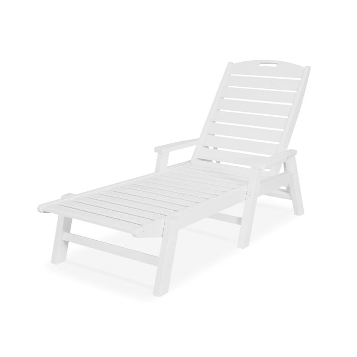 POLYWOOD Nautical Chaise w/ Arms