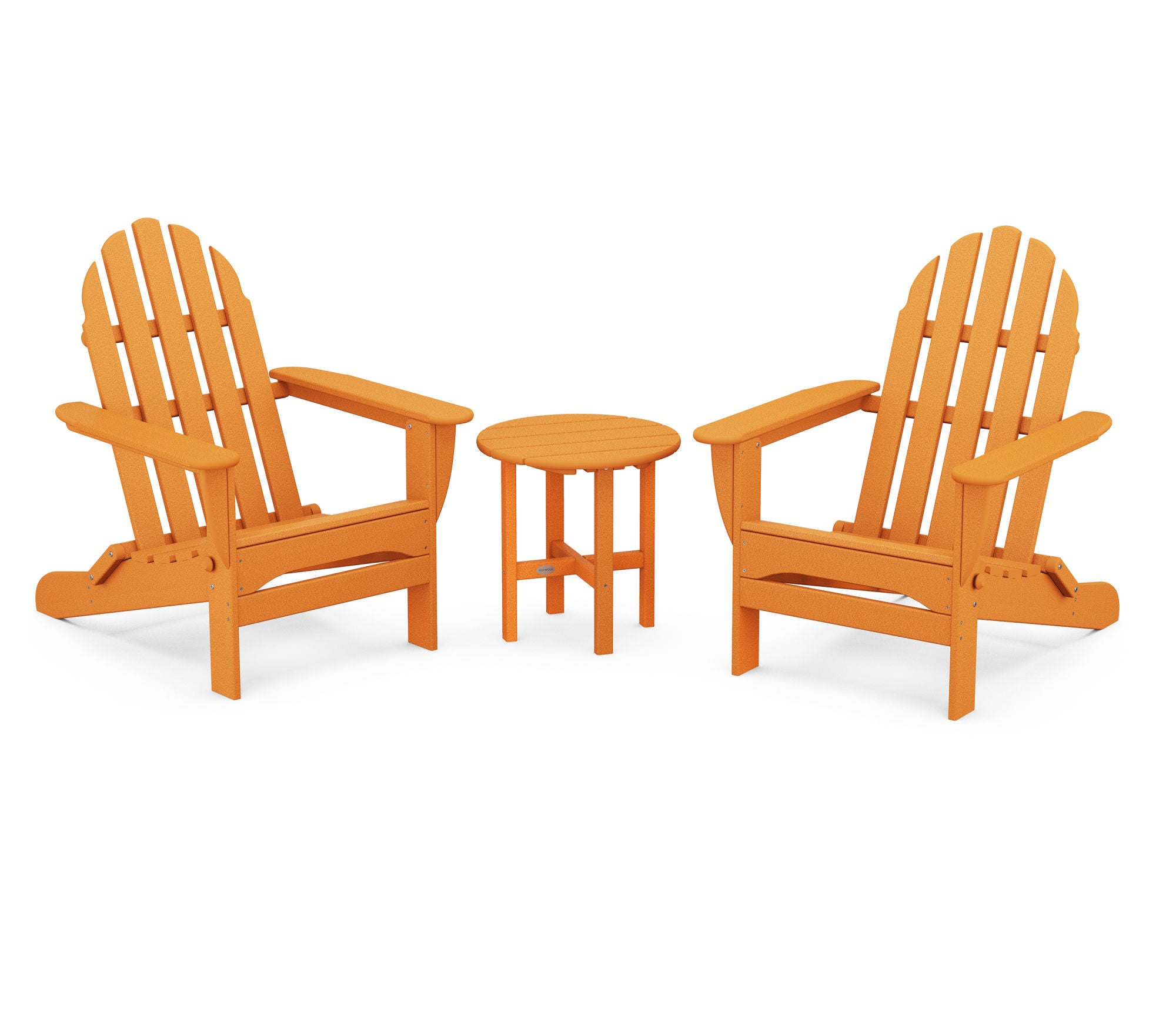 POLYWOOD Classic Folding Adirondack 3-Piece Set
