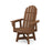 POLYWOOD Vineyard Curveback Adirondack Swivel Dining Chair