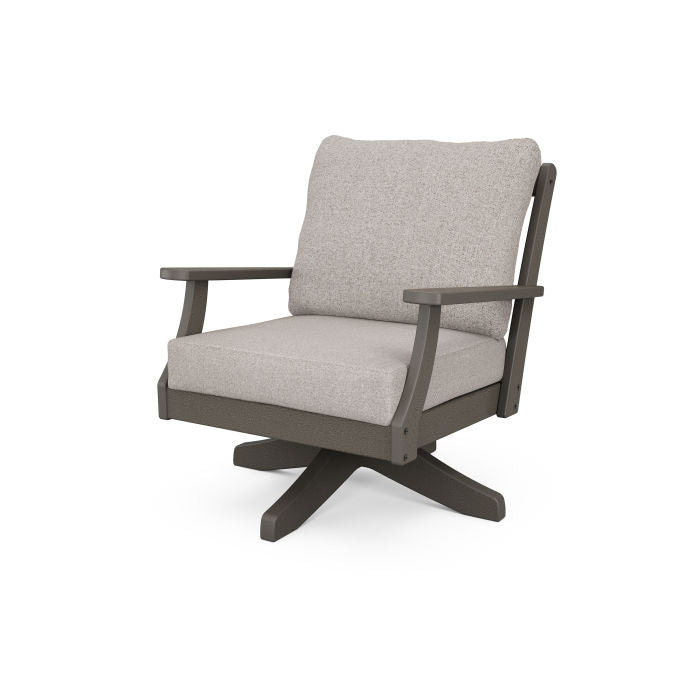 POLYWOOD Braxton Deep Seating Swivel Chair