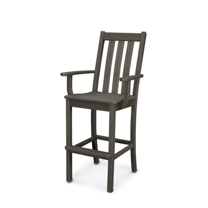POLYWOOD Vineyard Bar Arm Chair