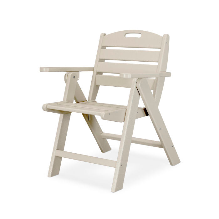 POLYWOOD Nautical Folding Lowback Chair