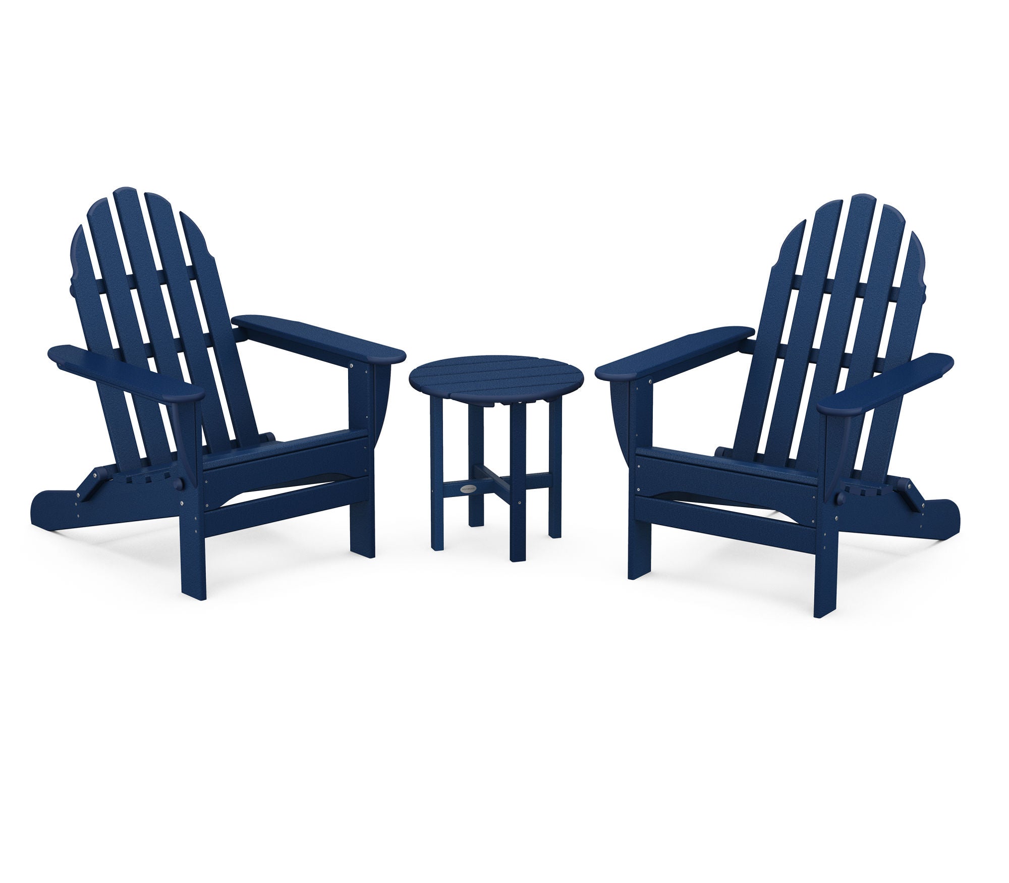 POLYWOOD Classic Folding Adirondack 3-Piece Set