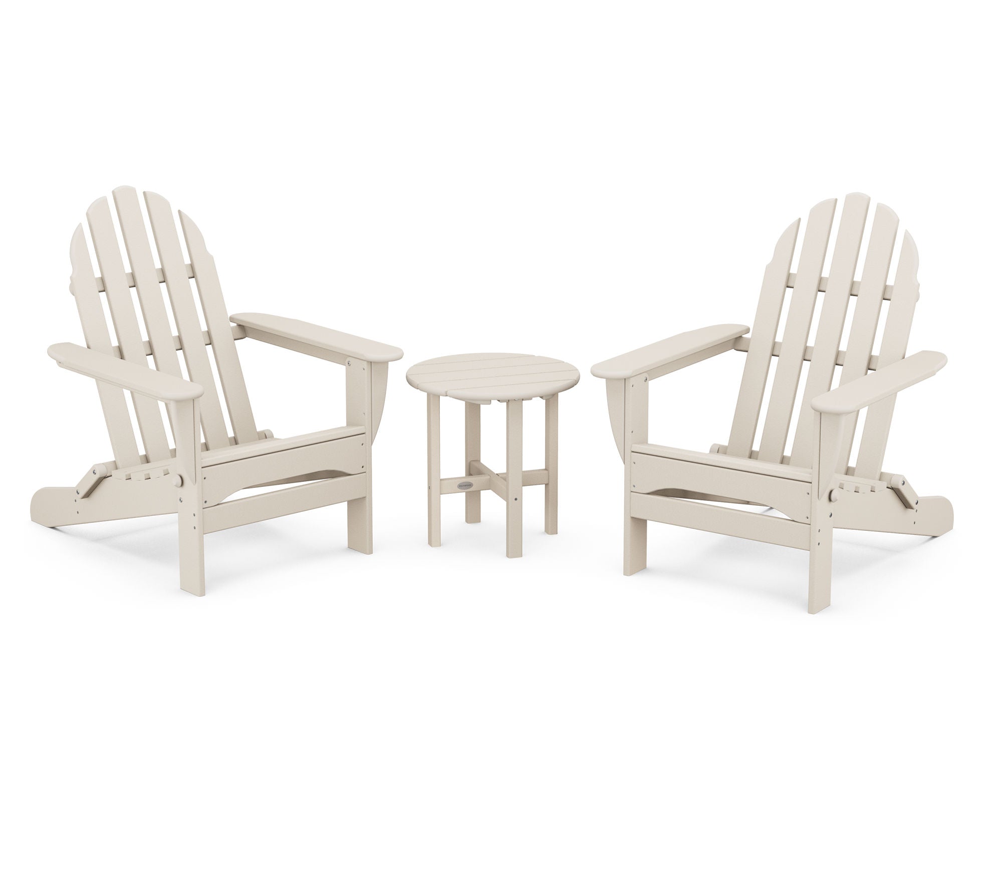 POLYWOOD Classic Folding Adirondack 3-Piece Set