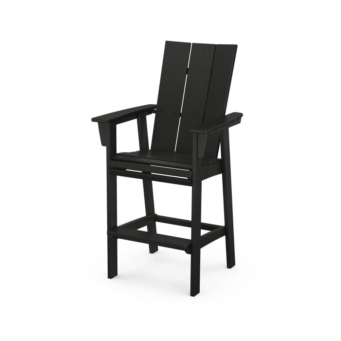 POLYWOOD Modern Curveback Adirondack Bar Chair