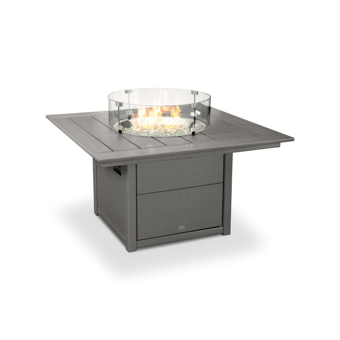 POLYWOOD Square 42" Fire Pit Table