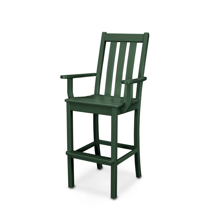 POLYWOOD Vineyard Bar Arm Chair