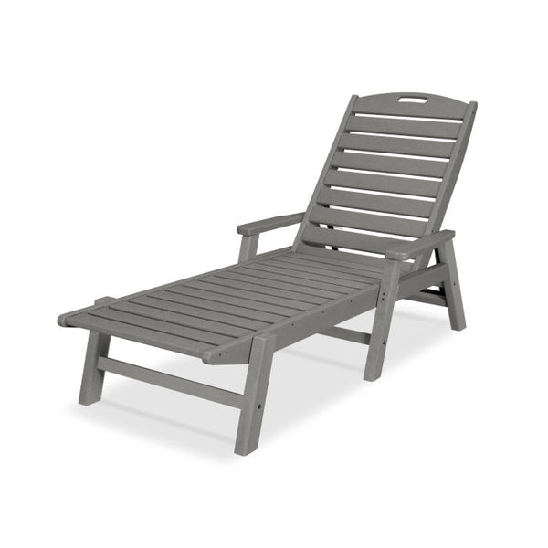POLYWOOD Nautical Chaise w/ Arms