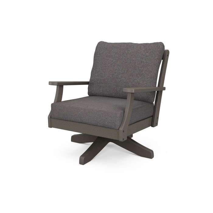 POLYWOOD Braxton Deep Seating Swivel Chair