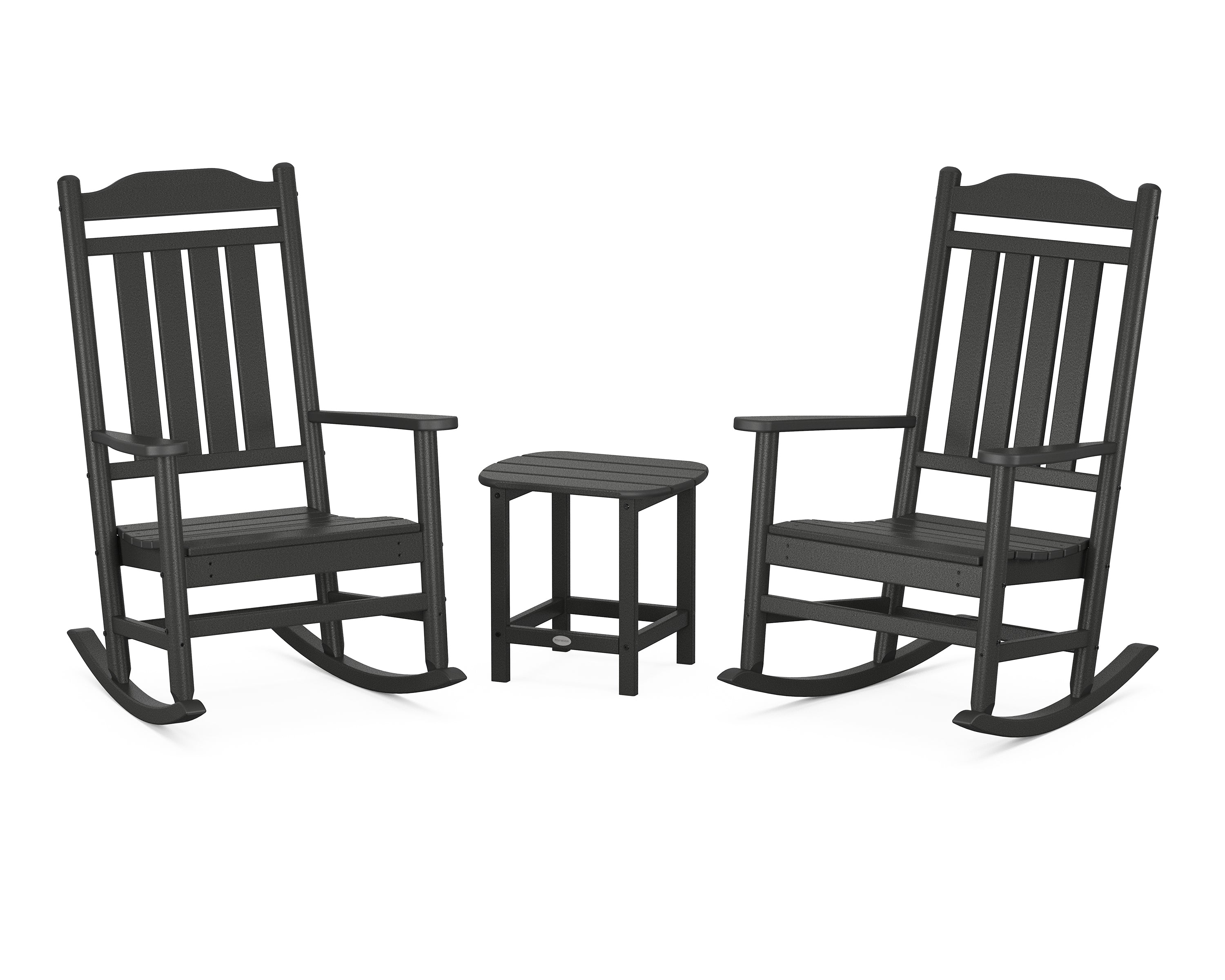 POLYWOOD Country Living Cottage Legacy Rocking Chair 3-Piece Set