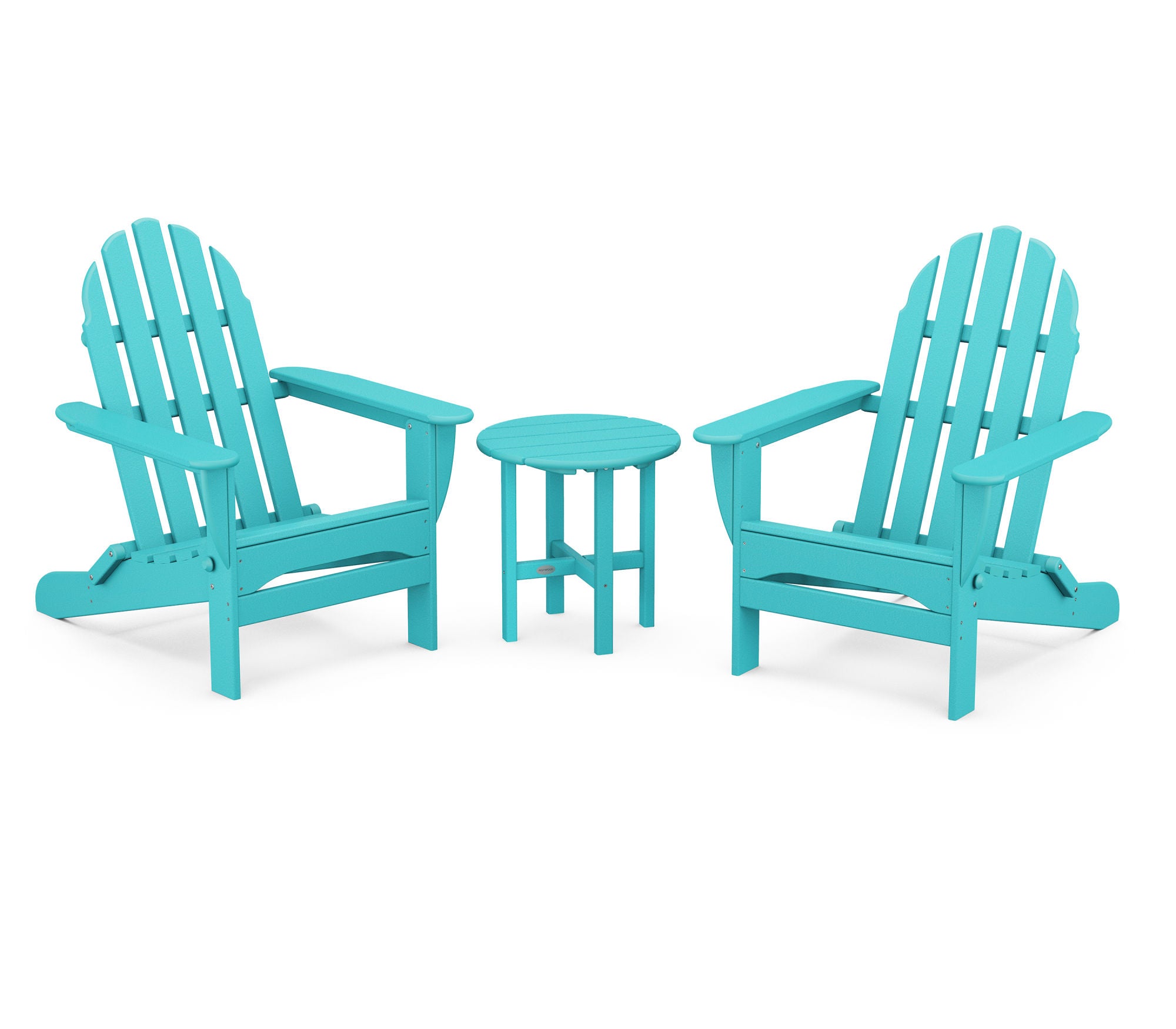 POLYWOOD Classic Folding Adirondack 3-Piece Set