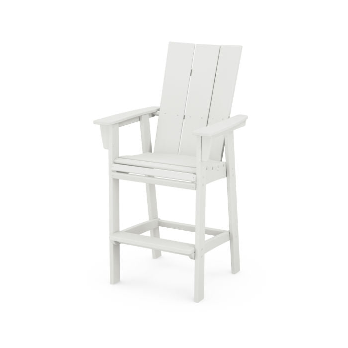 POLYWOOD Modern Curveback Adirondack Bar Chair