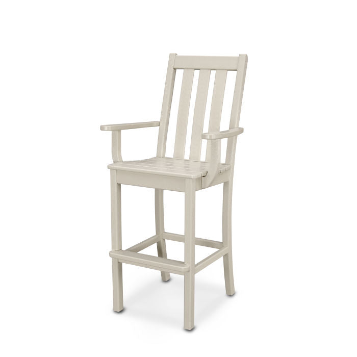 POLYWOOD Vineyard Bar Arm Chair