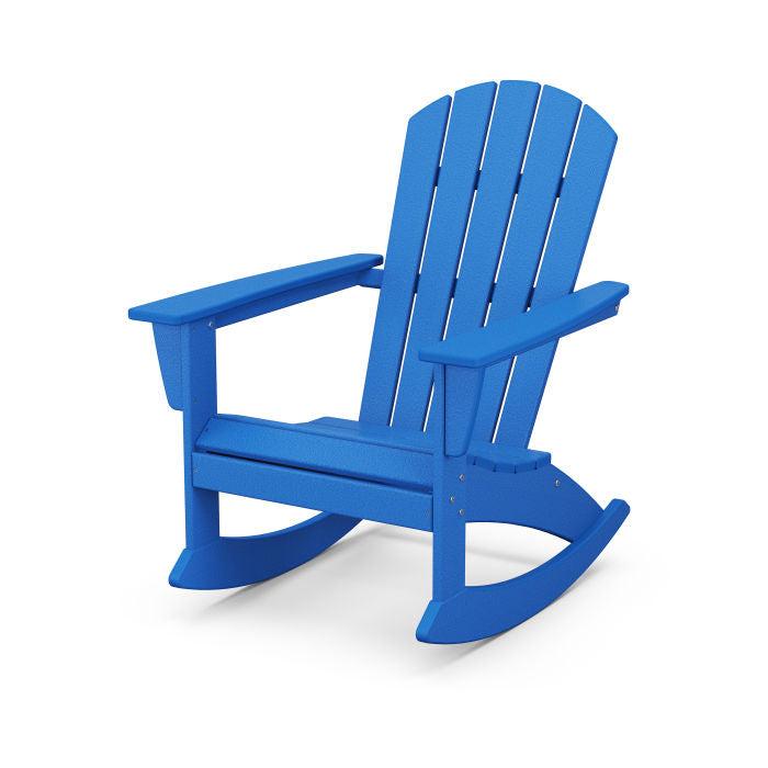 POLYWOOD Nautical Adirondack Rocking Chair Amish Yard